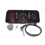 Mk2 Escort alloy Dash panel Kit 3 Clock with Shift Light