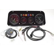Mk2 Escort alloy Dash panel Kit 4 Clock with Shift Light