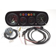 Mk1 Escort alloy Dash panel Kit 4 Clock with Shift Light