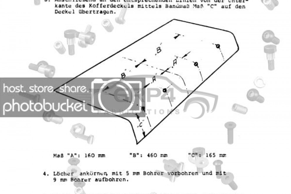 Mk2 Escort RS2000 Rubber Boot Spoiler