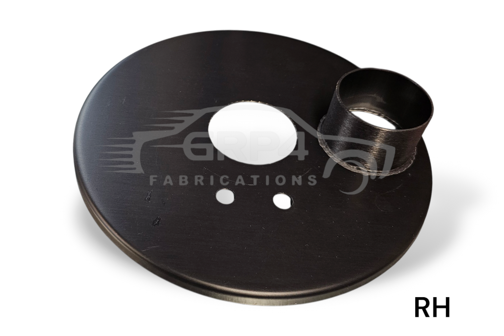 Écope en alliage pour conduit de refroidissement de frein avant Escort MK2 adaptée au kit modulaire GRP4  *P