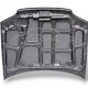 CAPOT POUR HONDA CIVIC EG - FIBRE DE CARBONE *ND