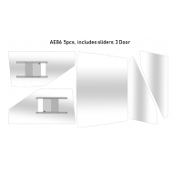 Toyota Corolla Ae86 3 Door Poly-carbonate Window Kit (clear)