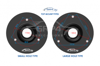 Alloy Eccentric Top Mount