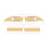 Honda Civic Eg6 Poly-carbonate Window Kit (tinted)