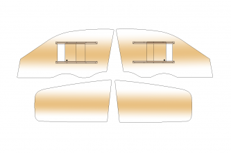 Honda Civic Eg6 Poly-carbonate Window Kit (tinted)