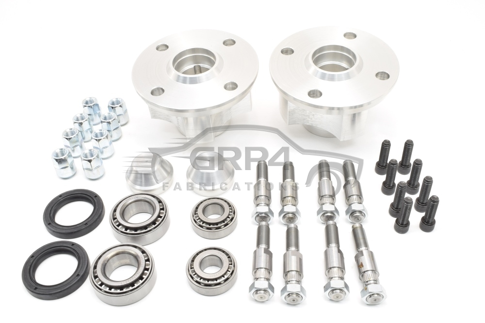 Mk1 Mk2 Escort GRP4 Front Hub Kit with GRP4 Studs