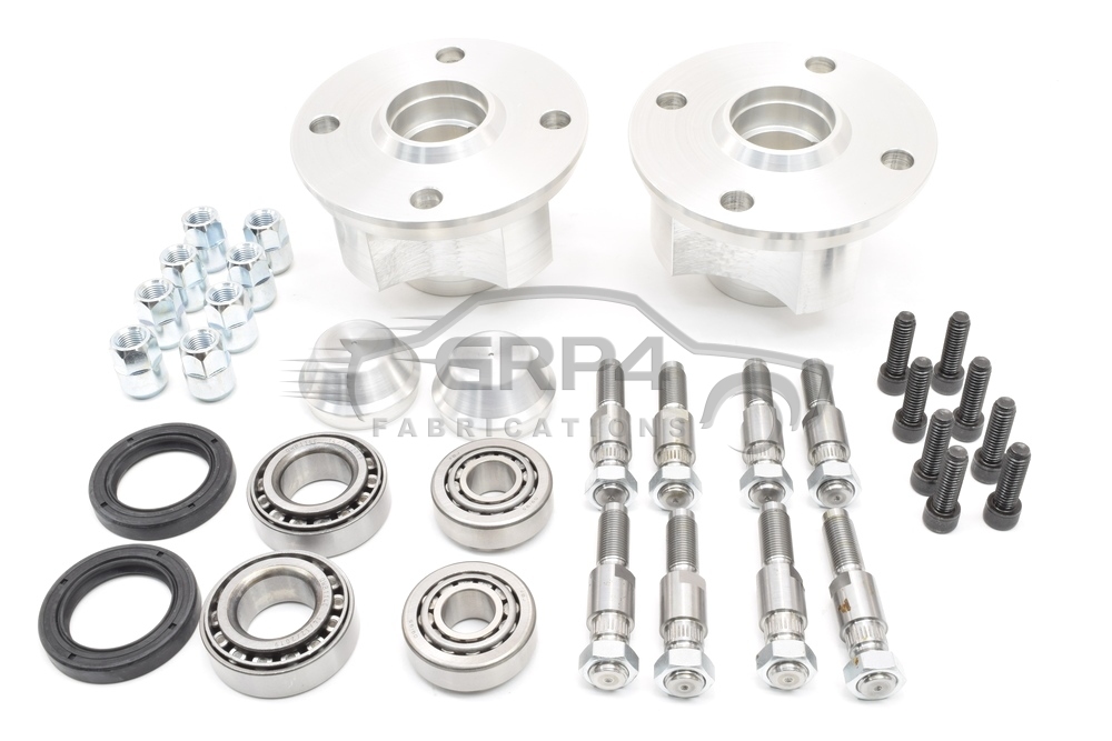 Mk1 Mk2 Escort GRP4 Front Hub Kit with GRP4 Studs Large bearing