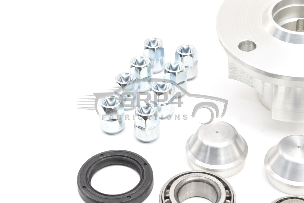 Mk1 Mk2 Escort GRP4 Front Hub Kit with GRP4 Studs Large bearing