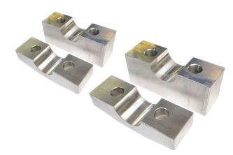 REAR ANTI ROLL BAR ALLOY CLAMPS ( CHASSIS TYPE) -50MM HIGH