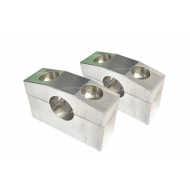 REAR ANTI ROLL BAR ALLOY CLAMPS ( CHASSIS TYPE) -50MM HIGH