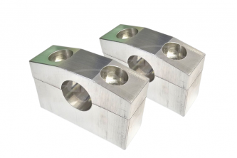REAR ANTI ROLL BAR ALLOY CLAMPS ( CHASSIS TYPE) -50MM HIGH