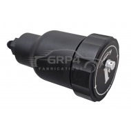 ALLOY BRAKE FLUID BOTTLE -AN4  SINGLE