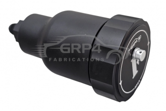 ALLOY BRAKE FLUID BOTTLE -AN4  SINGLE