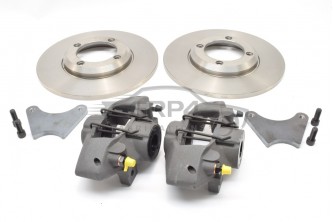 Escort Mk1 Mk2 Fully Floating Rear Cp2577 Solid Brake Kit Non Ap Disc