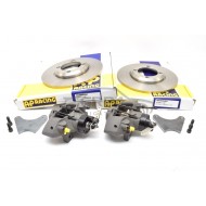 Escort Mk1 Mk2 Fully Floating Ap Rear Cp2577 Solid Brake Kit With Mechanical Handbrake