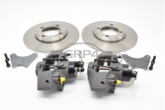 Escort Mk1 Mk2 Fully Floating Rear Cp2577 Solid Brake Kit With Mechanical Handbrake Non Ap Disc