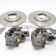 Escort Mk1 Mk2 Fully Floating Rear Cp2577 Solid Brake Kit With Mechanical Handbrake Non Ap Disc