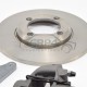 Escort Mk1 Mk2 Fully Floating Rear Cp2577 Solid Brake Kit With Mechanical Handbrake Non Ap Disc