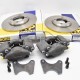 Escort Mk1 Mk2 Fully Floating Ap Rear Cp2383 Solid Brake Kit