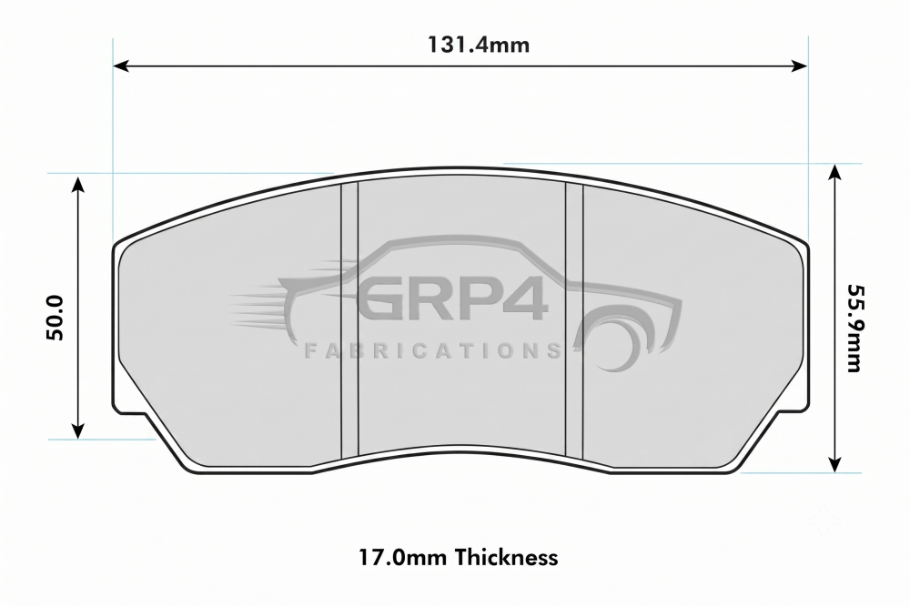 Pastilhas dianteiras CL para jante de 15" 5004W50T17RC6 *ND Pastilhas dianteiras CL para jante de 15" 5004W50T17RC6 *ND