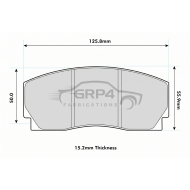 CL MONTE CARLO BRAKE PADS 5040W50T15RC6E *ND CL MONTE CARLO BRAKE PADS 5040W50T15RC6E *ND