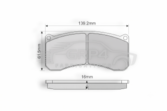 CL FRONT PADS 4200RC6 *ND