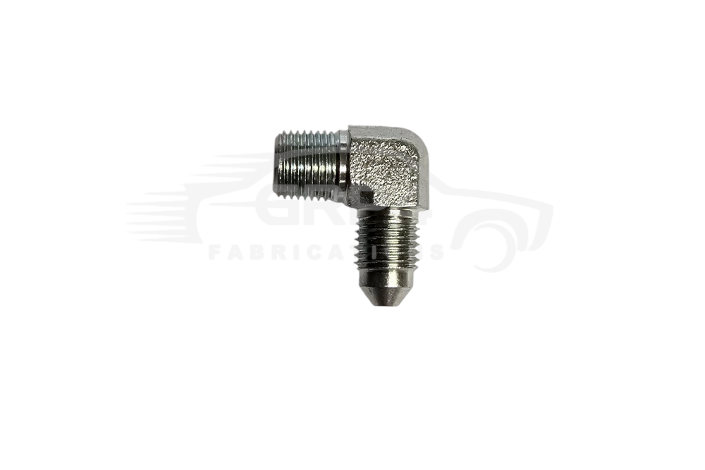 AN3 MALE TO 1/8 NPT MALE 90 DEGREE *P