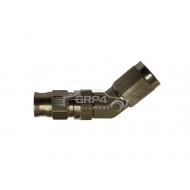 AN3 3/8 UNF FEMALE 45 DEGREE SWIVEL STAINLESS STEEL BRAKE FITTING