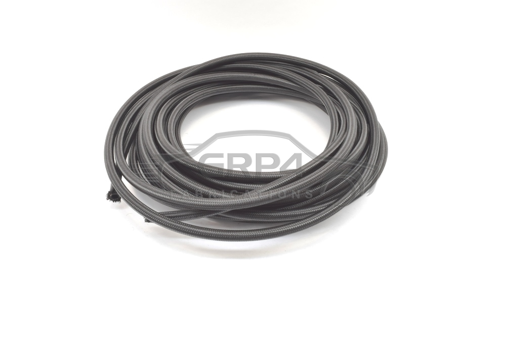 Dash 6 Black Nylon Braided Hose Dash 6 Black Nylon Braided Hose