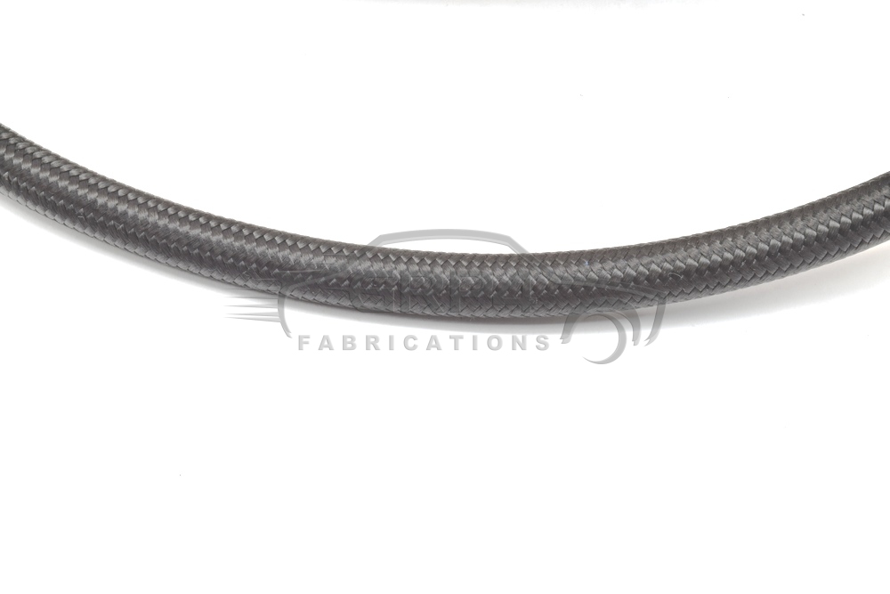 Dash 6 Black Nylon Braided Hose Dash 6 Black Nylon Braided Hose