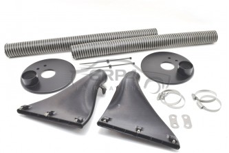 Mk2 Escort Front Brake Duct Kit To Suit GRP4 Modular Kit