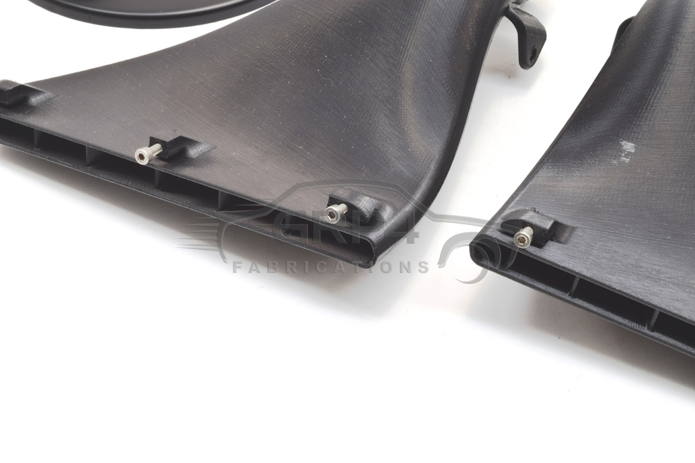 Mk2 Escort Front Brake Duct Kit To Suit GRP4 Modular Kit