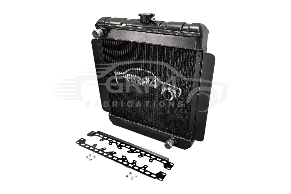 RADIADOR HISTÓRICO DE ALUMÍNIO BDA PARA Mk1 Mk2 ESCORT