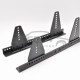 3 Piece Side Mounted Seat Bracket (black)