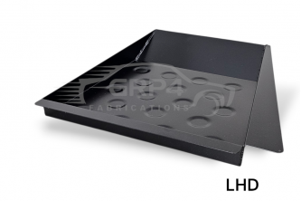 Alloy Driver Foot Tray Black