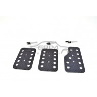 Alloy Pedal Set Black Anodised