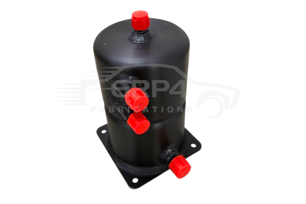 SWIRL POT THREADED FITTINGS - BLACK
