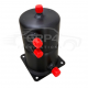 SWIRL POT THREADED FITTINGS - BLACK