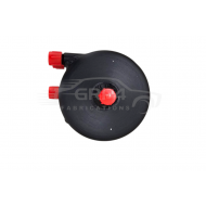 SWIRL POT THREADED FITTINGS - BLACK