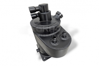 6r4 TYPE DRY SUMP TANK WITH INTEGRATED CATCH TANK BLACK ANODISED