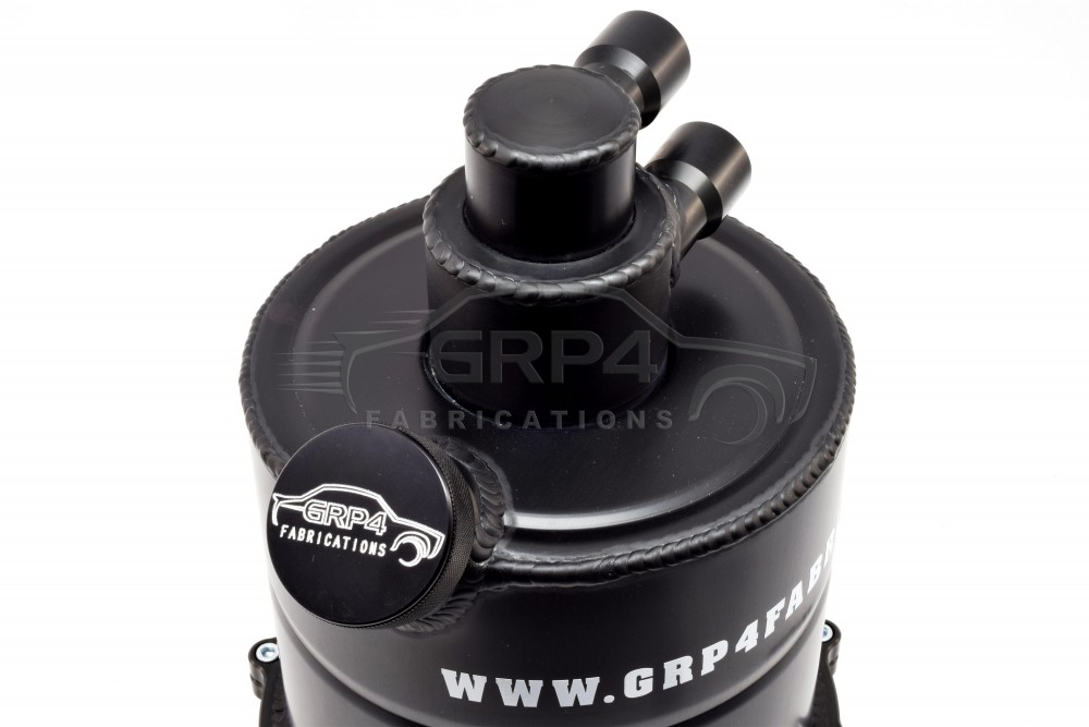 6r4 Type Split Oil Tank (split) Black Anodized