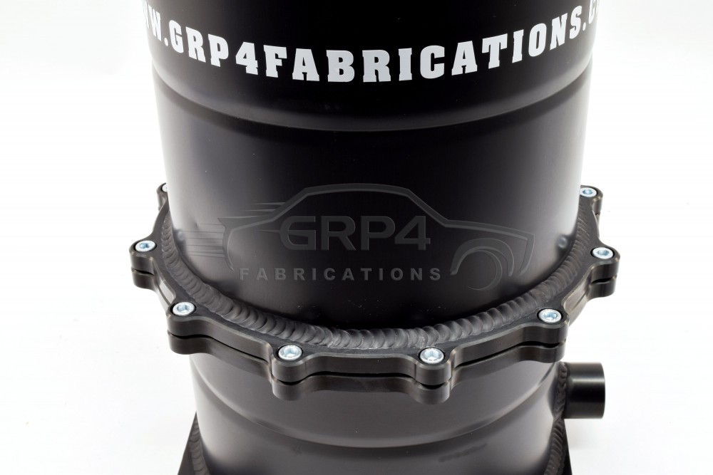 6r4 Type Split Oil Tank (split) Black Anodized