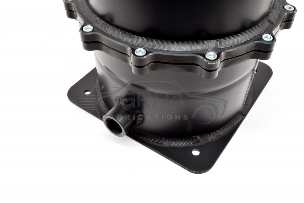 6r4 Type Split Oil Tank (split) Black Anodized