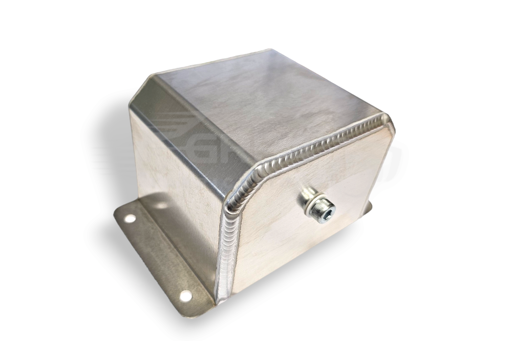 Alloy 1 Litre Catch Tank with Dash 10 Fittings