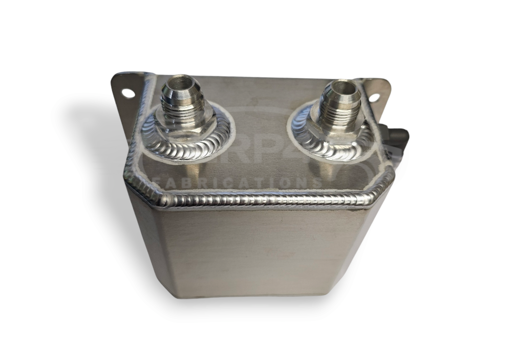 Alloy 1 Litre Catch Tank with Dash 8 Fittings