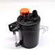 Round Catch Tank 1.5 Liter Black Anodized