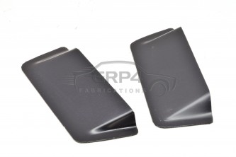 Mk2 Escort Alloy Rear Lamp Protectors Black