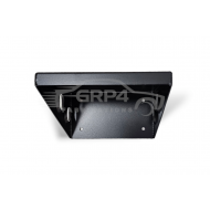 TWIN FUEL PUMP BRACKET NARROW VERTICAL BLACK