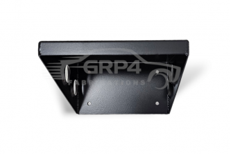 TWIN FUEL PUMP BRACKET NARROW VERTICAL BLACK